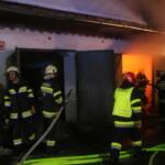 Hackschnitzellager in Pitschgau in Brand