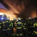 Hackschnitzellager in Pitschgau in Brand