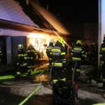 Hackschnitzellager in Pitschgau in Brand