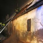 Hackschnitzellager in Pitschgau in Brand