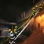 Hackschnitzellager in Pitschgau in Brand