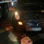 Verlorene Leiter beschädigte fünf Pkw und einen Lkw