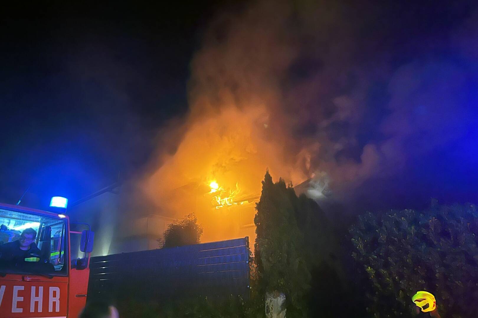 BFV Deutschlandsberg: Dachstuhlbrand in Lannach