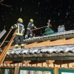 FF Bad Goisern: Sturmfront hielt Feuerwehr auf Trab