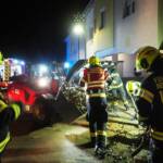 Sturmschaden - Ast auf Fahrbahn