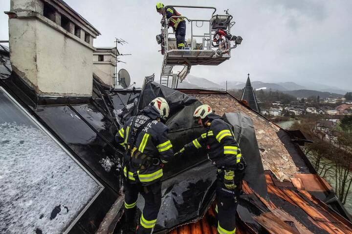 FF Bad Goisern: Sturm-Dauereinsatz