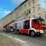 Zimmerbrand in Wien - Brigittenau