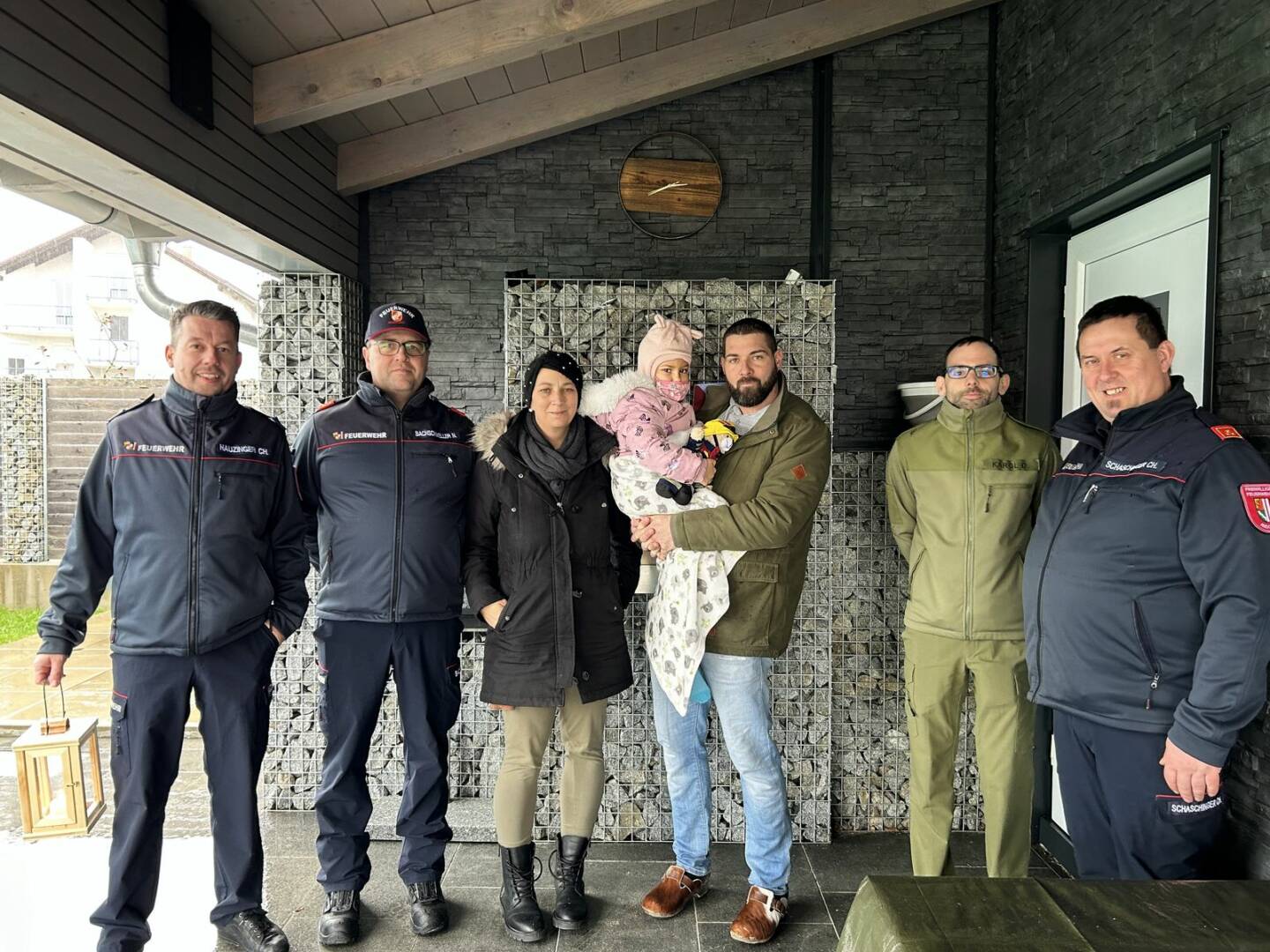 FF Andorf: Spendenübergabe an die kleine Lina