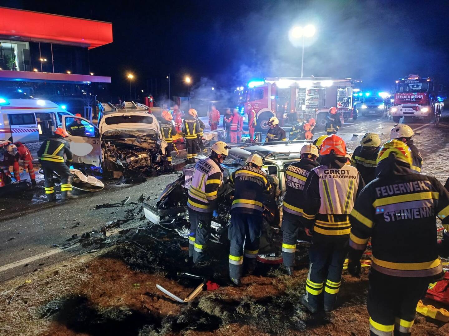 BFV Liezen: Verkehrsunfall auf der Ennstalbundesstraße