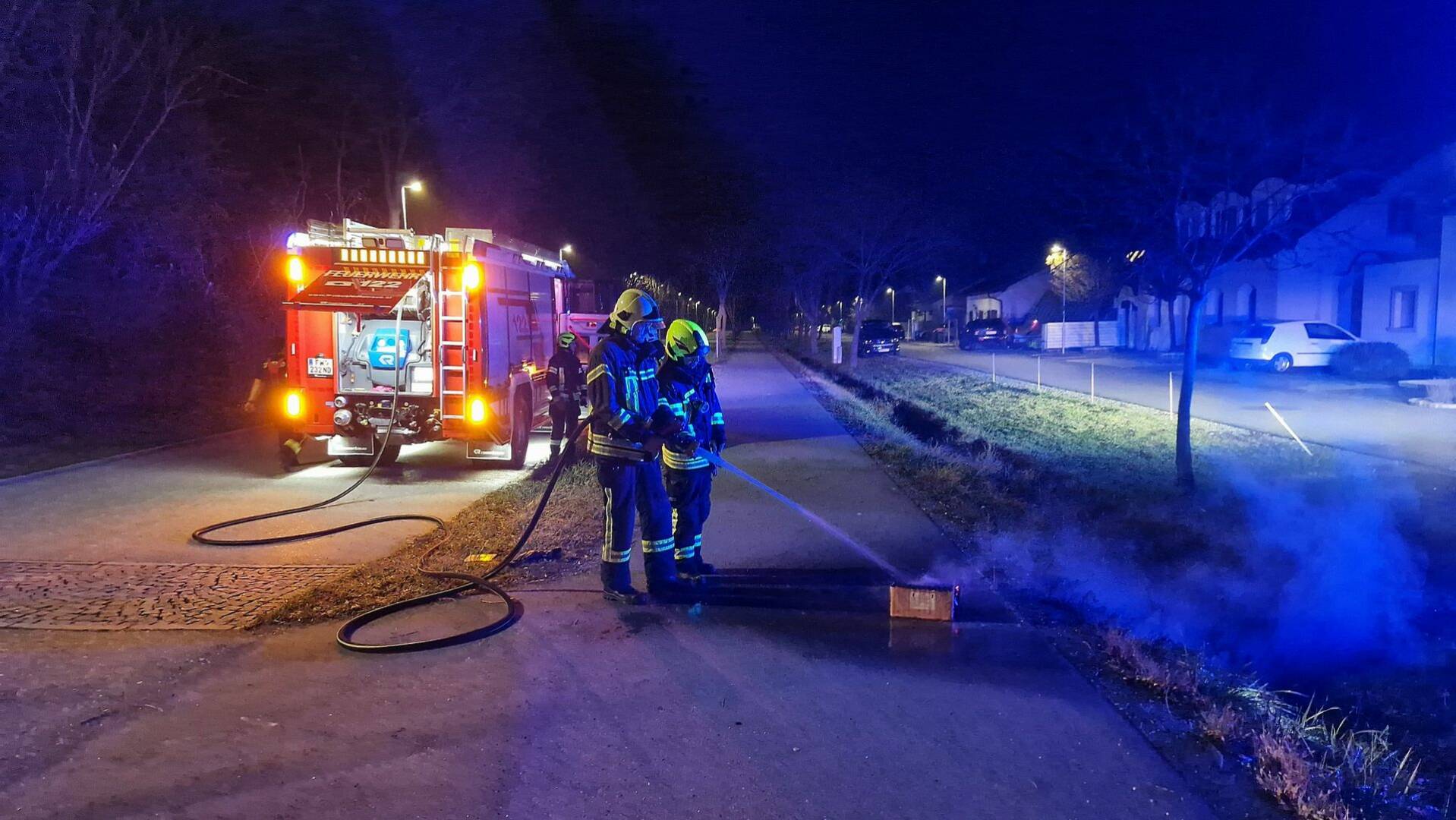 FF Neusiedl am See: Batterie-Brand kurz nach Jahreswechsel