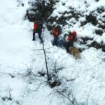 Bergrettung und Feuerwehrdrohnen retten abgestürzten Hund