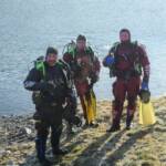 Silvester-Tauchgang der Feuerwehreinsatztaucher