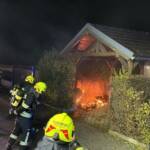 FF Neusiedl am See: Nächtlicher Mülltonnenbrand