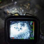 Nächtlicher Mülltonnenbrand