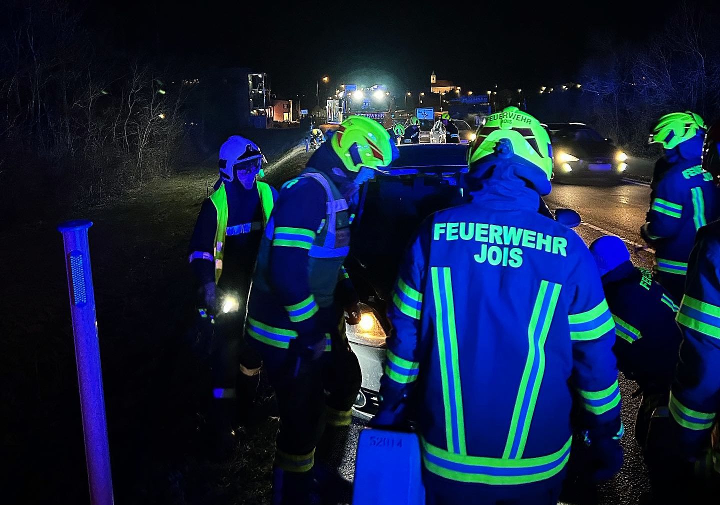 FF Jois: Verkehrsunfall auf der B50 bei Jois