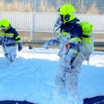 Lkw-Brand auf der A9 bei Mautern