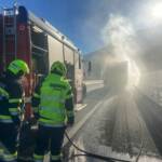 Lkw-Brand auf der A9 bei Mautern