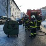 HFW Bad Ischl: Brand eines Abfallcontainers