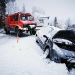 Einsätze durch Schneefall im Bezirk