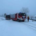 Einsätze durch Schneefall im Bezirk