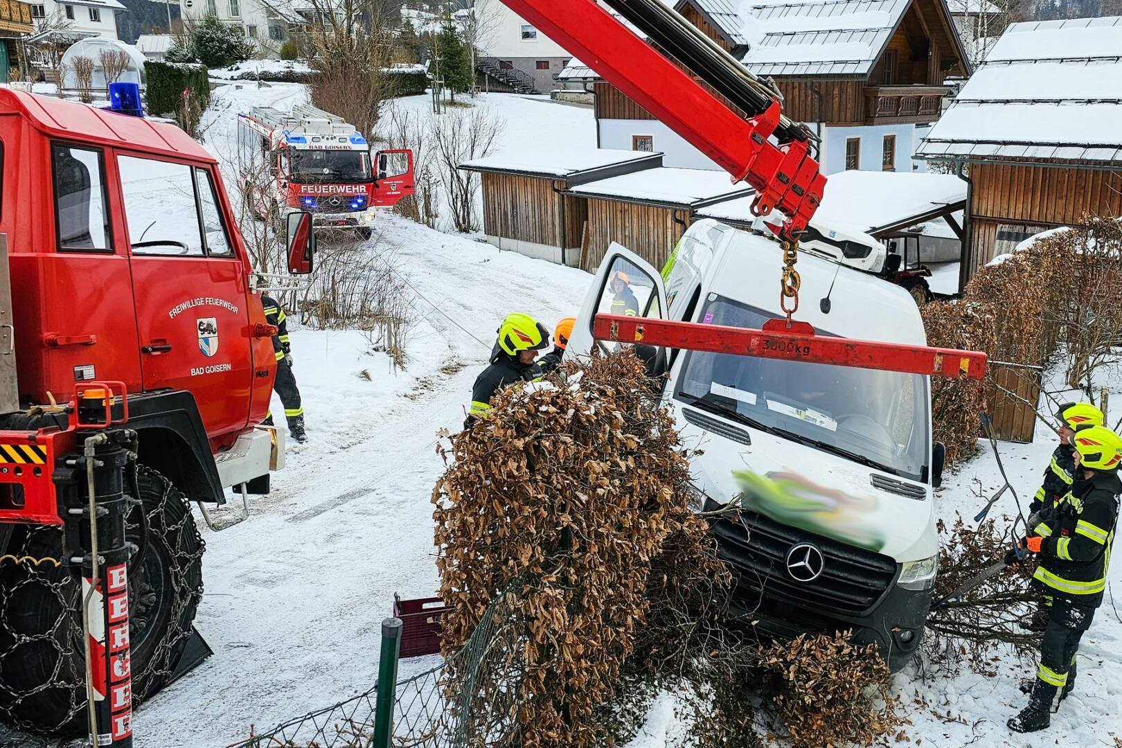 FF Bad Goisern: Einsatzserie hielt die Feuerwehr auf Trab