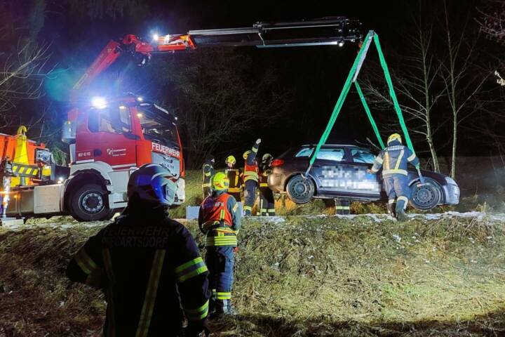 FF Pregartsdorf: Zweiter Verkehrsunfall in Pregarten