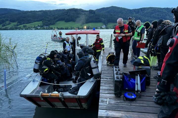 AFKDO Mondsee: Feuerwehrtaucher 2023 9mal im Einsatz