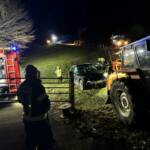 PKW-Absturz löst E-Call aus