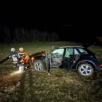 PKW-Absturz löst E-Call aus