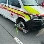 Verkehrsunfall mit Rettungsfahrzeug
