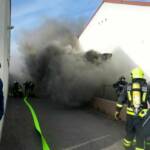 Rasches Eingreifen der Feuerwehr verhindert Wohnhausvollbrand