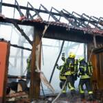 Schuppen in Eisenreichs komplett abgebrannt