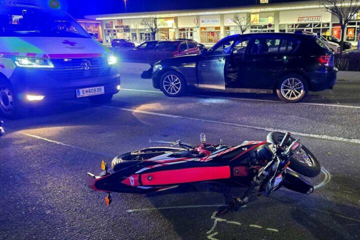 FF Neusiedl am See: Verkehrsunfall mit Personenschaden