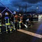 FF Klosterneuburg: Verkehrsunfall auf der B14 Wienerstraße