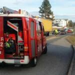 HFW Villach: 5 Km Dieselspur fordert 4 Feuerwehren
