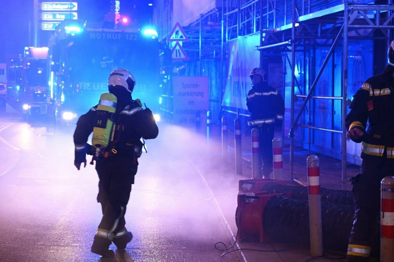 Kellerbrand in Wien - Fünfhaus