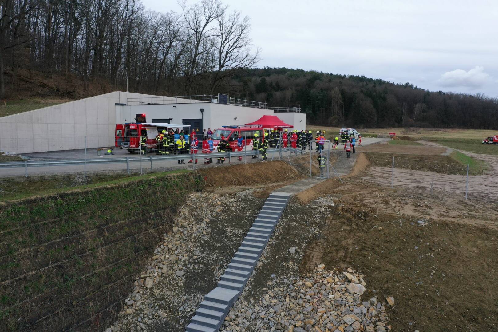 BFKDO Jennersdorf: Abnahmeübung Tunnel S7 Rudersdorf