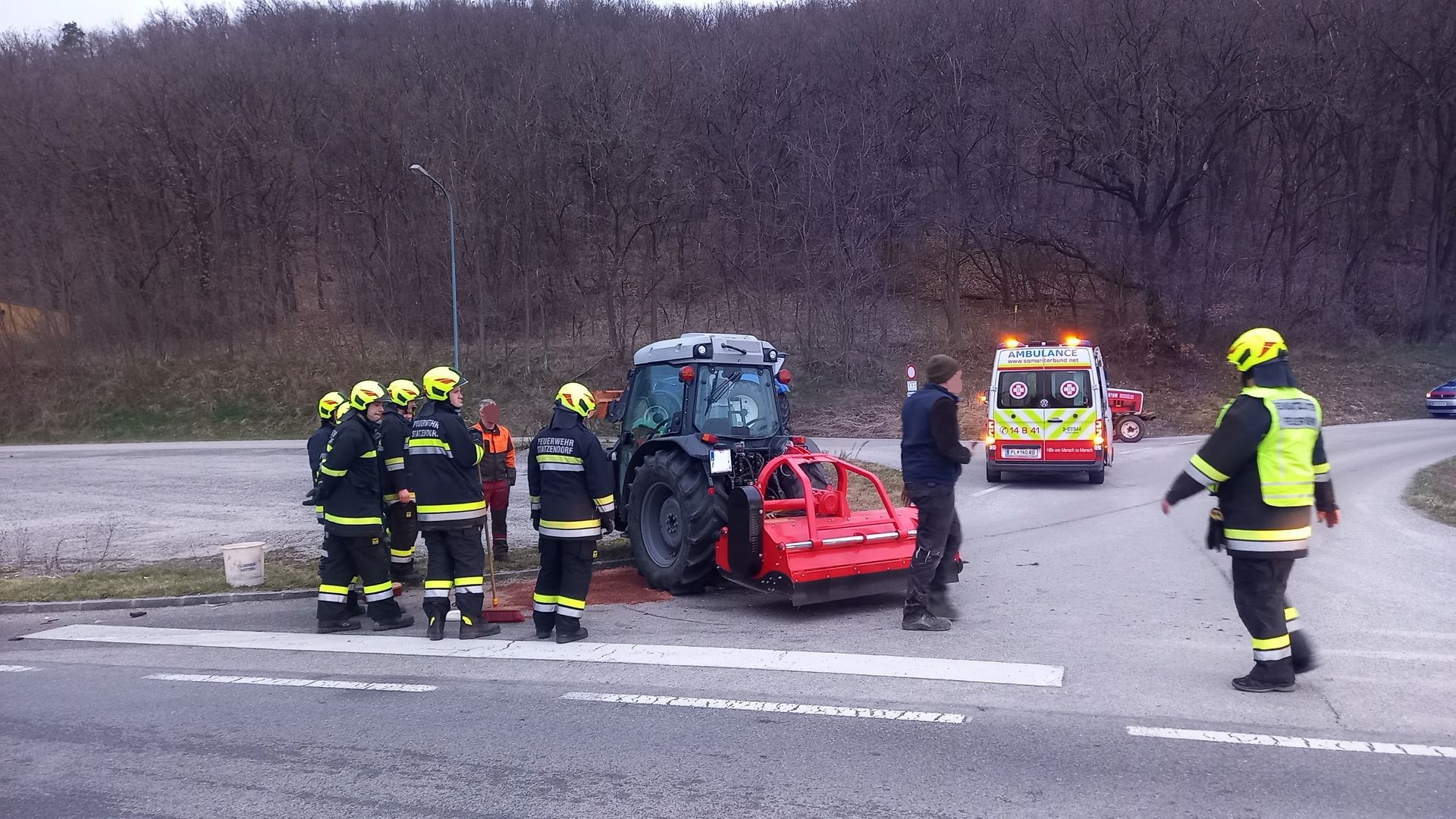 FF Statzendorf: Verkehrsunfall fordert Verletzten