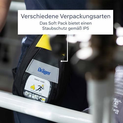 Dräger PARAT 5520 Brand-Fluchthaube mit Soft Pack 5 Brand-Fluchthaube
