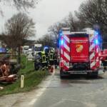 BFKDO Jennersdorf: Schwerer Verkehrsunfall bei Dobersdorf