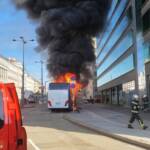 BF Wien: Brand eines Reisebus in Wien – Leopoldstadt
