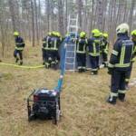 Waldbrandausbildung des Bezirkes in Weikersdorf