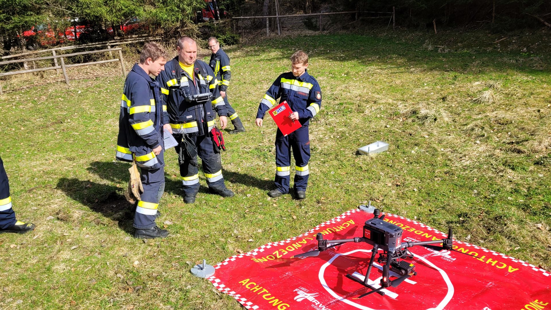 FF Kapfenberg-Diemlach: Drohneneinsatz bei Waldbrand