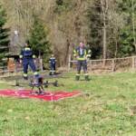 Drohneneinsatz bei Waldbrand