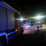 Abfallcontainer gerät in Brand