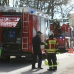 Übung im Unterabschnitt Gänserndorf; Brand in Antoniuskirche