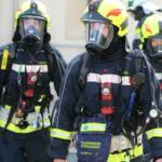 Übung im Unterabschnitt Gänserndorf; Brand in Antoniuskirche