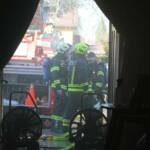 Übung im Unterabschnitt Gänserndorf; Brand in Antoniuskirche