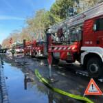 Übung im Unterabschnitt Gänserndorf; Brand in Antoniuskirche