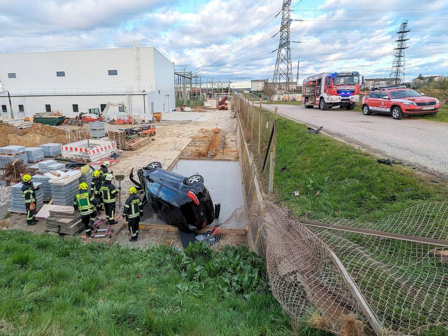 FF Neusiedl am See: Verkehrsunfall mit Personenschaden